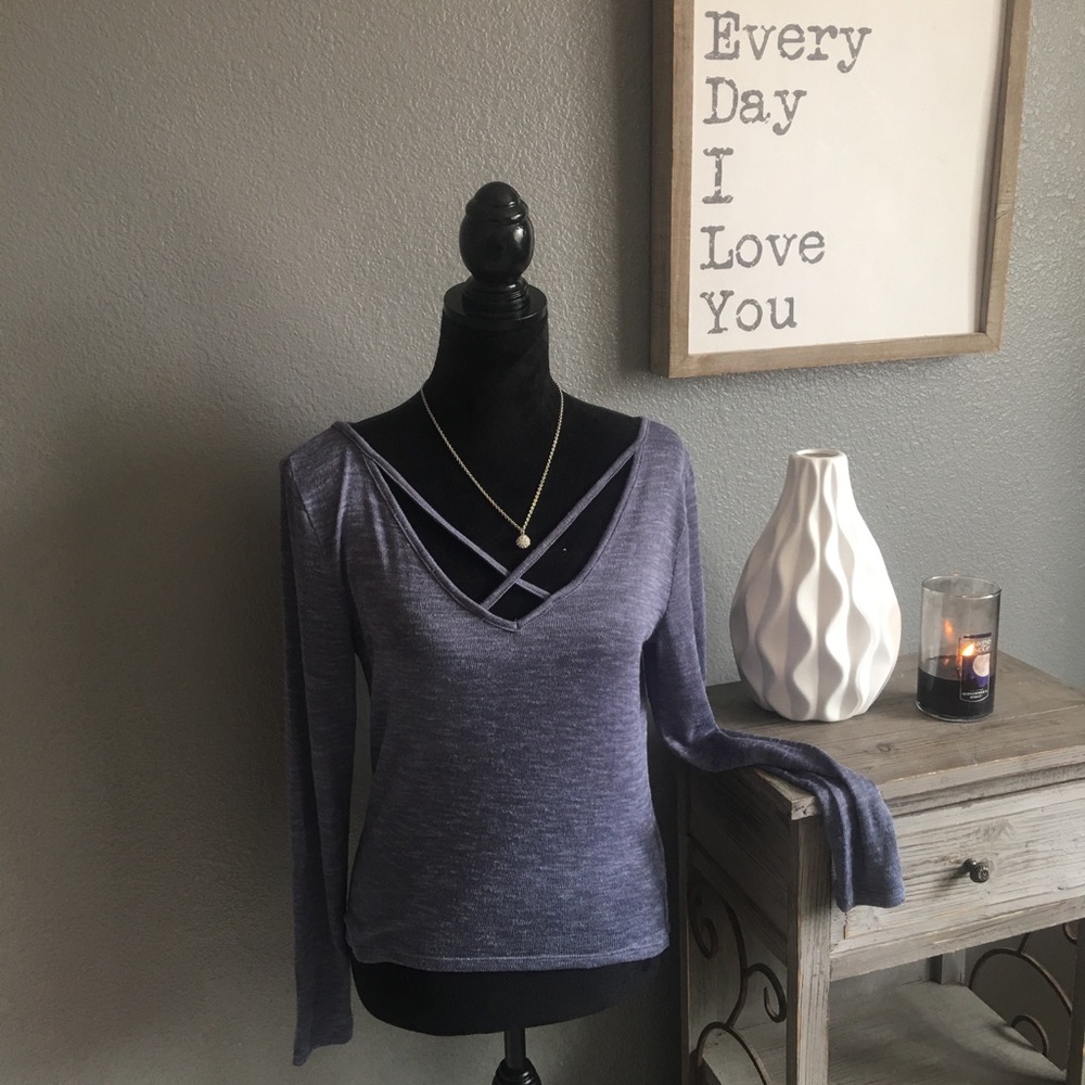 H&M Blue long sleeve